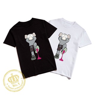 เสื้อยืดผู้ชาย uniqlo x kaws uniqolo ut เสื้อยืดลําลองสําหรับ unisex แขนยาว