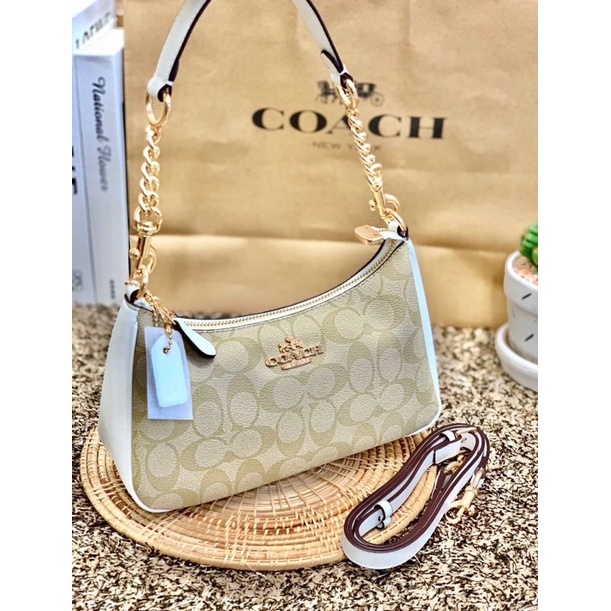 🎒(Outlet)แบรนด์✅💯% COACH TERI SHOULDER BAG  ((CA173//CA209//CA548))