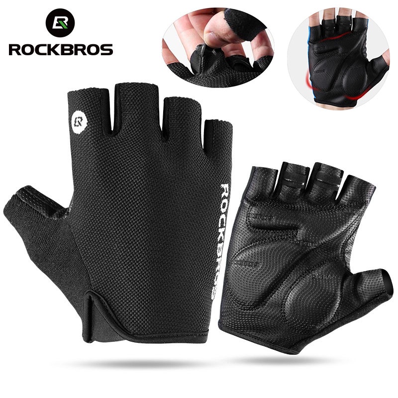 [Fulfilled by Shopee]ROCKBROS ถุงมือขี่จักรยานและอุปกรณ์กีฬา