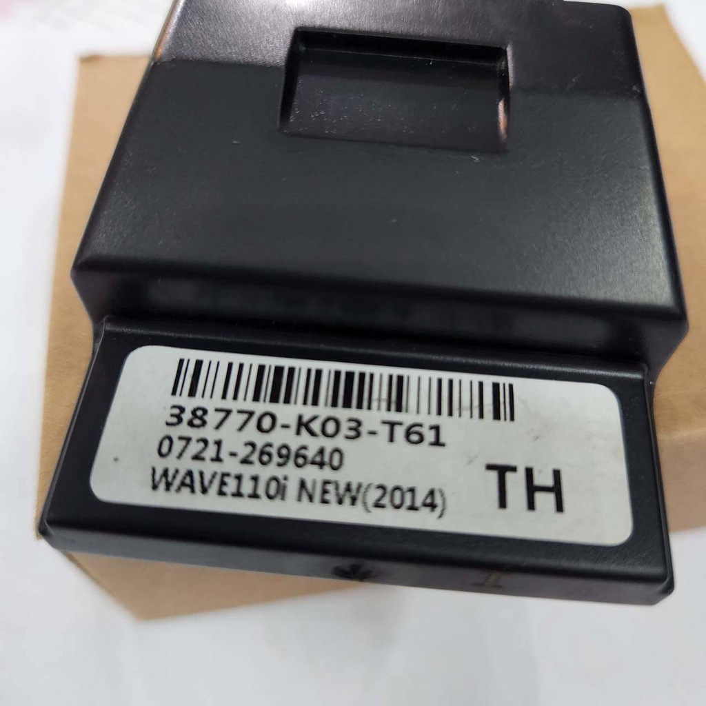 กล่องไฟ ECU สีดำ รอบมาไว WAVE110i  ปี 2014-2018 **ใส่ได้เฉพาะรุ่นที่ระบุไว้เท่านั้น**