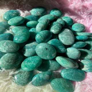 หินคริสตัล Amazonite ธรรมชาติ รักษาความเครียด 1 ชิ้น