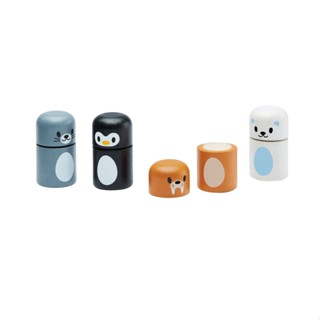 PlanToys 5484 Arctic Animal Matching ของเล่นเสริมพัฒนาการ ประเภท Learning &amp; Education สำหรับเด็กอายุ 18M+ขึ้นไป