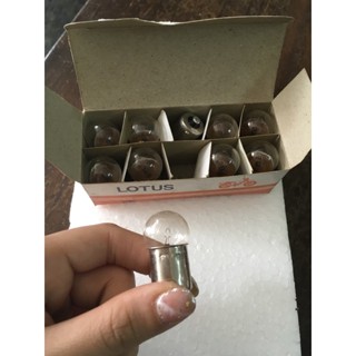 หลอดไฟเลี้ยว 6V8W ราคาขายต่อหลอด สั่งซื้อขั้นต่ำ 2 หลอด งาน Lotus Lamp Bulbs