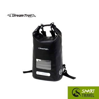 STREAM TRAIL ST DRY CUBE 10L กระเป๋ากันน้ำทรงกระบอก ขนาด 10 ลิตร สี BLACK