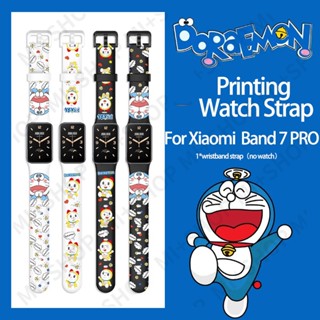 Mi Band 7 Pro สายรัดข้อมือ Xiaomi MI Band 7 Pro สายรัดซิลิโคน เปลี่ยนได้ สําหรับ MI Band 7 Pro Smart Watch Band กันน้ํา การ์ตูน สายนาฬิกา