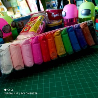 ดินเบายกแพ็ค 12สี Super clay พร้อมส่งทันทีจ้า