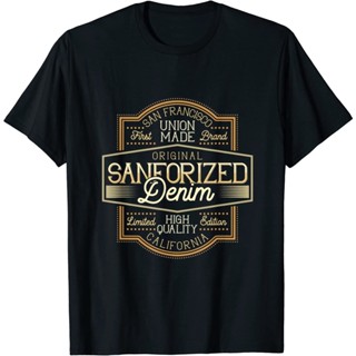 เสื้อยืดเดนิม sanforized ดั้งเดิม