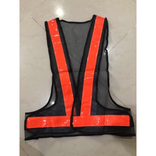 อุปกรณ์ว่ายน้ำ  เล่นน้ำ F07  Reflective Vest、ความปลอดภัยเสื้อกั๊กสะท้อนแสงสูงสะท้อนแสงเพื่อความปลอดภัยเสื้อกั๊กมีซิป