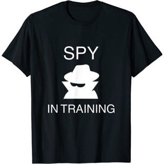 Spy in Training เสื้อยืดฮาโลวีน Spy สำหรับเด็กและผู้ใหญ่