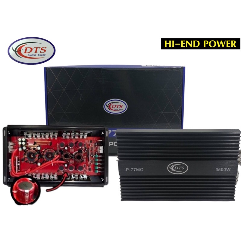 ขายเพาเวอร์แอมป์ POWER AMP Class​D​ DTS​รุ่น IP-77 MO  3500Watt​ max​ของใหม่