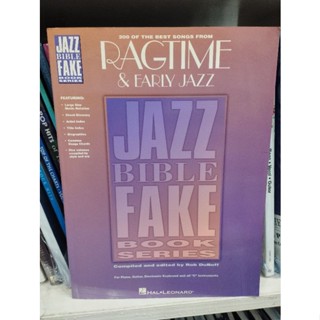 RAGTIME &amp; EARLY JAZZ - JAZZ BIBLE FAKE BOOK SERIES (HAL)073999927023