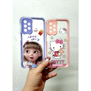 ใหม่/เคสประกบ2ชั้นลายการ์ตูน/ขอบกันกระแทก,กันกล้อง/oppo  ออปโป้ A5s A12 A7 Reno7z Reno8z พร้อมส่ง