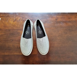 (SALE 40%) รองเท้า Toms plimsol trainers  สีเทา size W5 *ของแท้ ไม่แท้ยินดีคืนเงิน