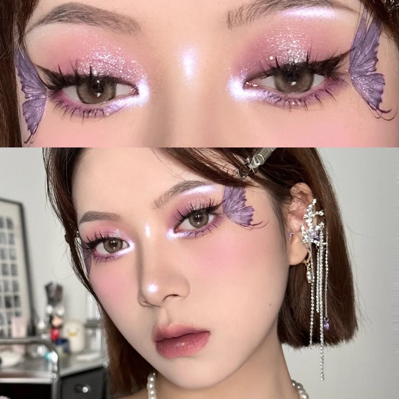 พร้อมส่ง🇹🇭Tattooผีเสื้อ🦋 ติดหน้า tattooติดหน้า ผีเสื้อติดหน้าo