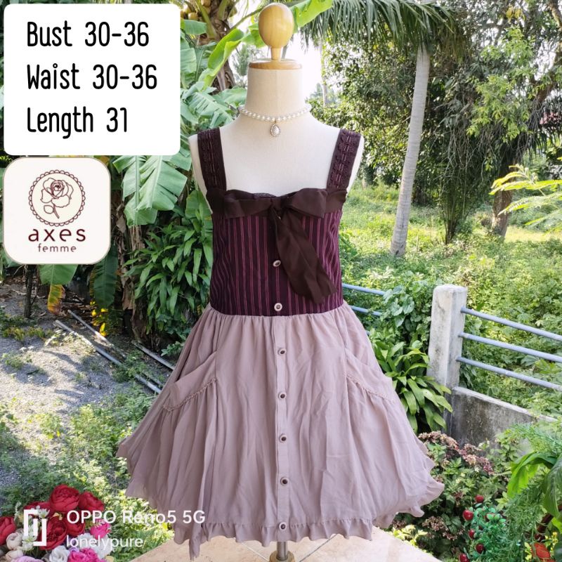 Axes Femme รุ่นนี้น่ารักมากมีกระเป๋ากระโปรง มือสอง