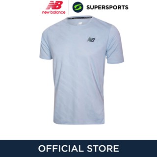 NEW BALANCE Q Speed Jacquard เสื้อออกกำลังกายผู้ชาย เสื้อกีฬา