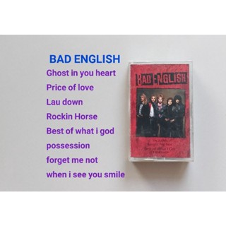 □มือ2 เทปเพลง badenglish□ อัลบั้ม badenglish (peacock) (แนว rock).