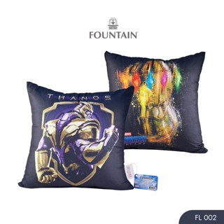 Fountain FL002 Cushion หมอนอิงไดคัทฟาวน์เทนพิมพ์ลายการ์ตูนธานอส ในการ์ตูน Adventure ลิขสิทธิ์แท้จาก MARVEL ขนาดพกพา