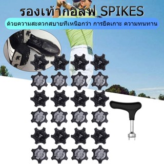 25Pcs Change Studs, Universal Anti Skid Golf Shoes, with Golf Spike