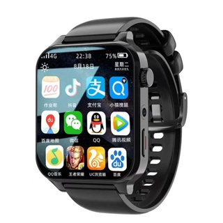 ใหม่ TK01 Smart Watch ผู้ชาย Android 9.0 1.99 "; หน้าจอ400*454 1000MAh แบตเตอรี่ HD กล้องคู่4G 64G Wifi Gps/bd /Glonass