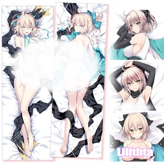 หมอนอนิเมะ Dakimakura FATE FGO Okita Souji Sakura Saber ปลอกหมอนพิมพ์ลายการ์ตูน อะนิเมะหมอน ขายปลีกและขายส่ง Amine Game 抱き枕 动漫抱枕