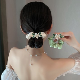 ยางมัดผม แฟชั่นเกาหลี หรูหรา Gardenia Scrunchy