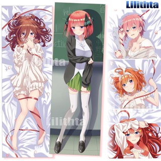 หมอนอนิเมะ ปลอกหมอนพิมพ์ลายการ์ตูน เจ้าสาวผมเป็นแฝดห้า Dakimakura Ichika Nino Miku Yotsuba Itsuki The Quintessential Quintuplets 5-Toubun no Hanayome อะนิเมะหมอน ขายปลีกและขายส่ง Amine Game Pillowcase 抱き枕 动漫抱枕