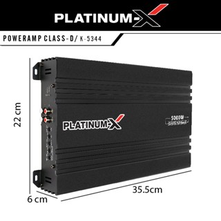 ดอกลำโพง PLATINUM-X เพาเวอร์แอมป์ K-3344/K-5344 CLASS D FULL BAND 3000W. ใช้กับเสียงกลาง โมจากโรงงาน เพาเวอร์