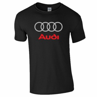 เสื้อเชิ้ตแขนสั้น ไม่ต้องรีด เสื้อยืดแขนสั้น พิมพ์ลายรถแข่ง Audi Fan Motorsports Quattro A3 A4 A5 A6S เหมาะกับของขวัญ