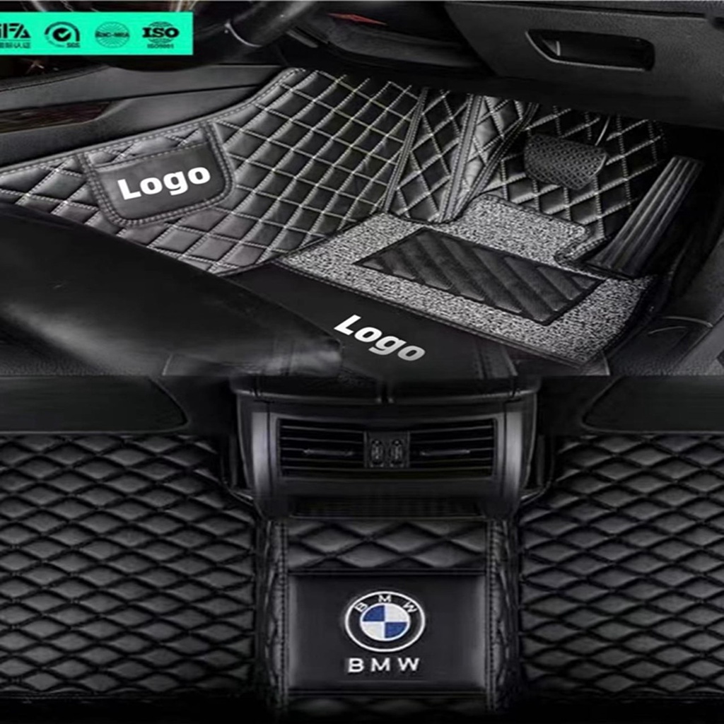 พรมรถยนต์ 6D Leather car BMW mat F48 F15 F16 F25 F26 F34 F30 1/3/5/7 series Foot mat