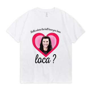 เสื้อแขนสั้น เสื้อยืดผ้าฝ้ายพรีเมี่ยม เสื้อยืด พิมพ์ลาย Bella Where The Hell Have You Been Loca แฟชั่นใหม่ สําหรับผู้หญิ