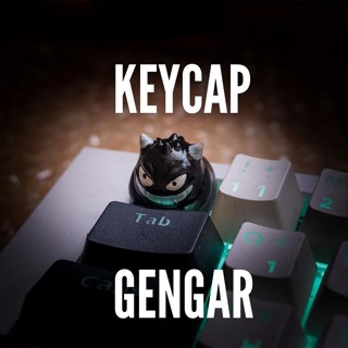 ส่งฟรี Artisan keycap Gengar