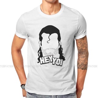 เสื้อยืดคอกลม ผ้าฝ้าย 100% พิมพ์ลาย Hey Yo ManS คุณภาพสูง ไซซ์ XS-4XL 5XL 6XL สําหรับผู้ชาย