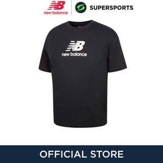 NEW BALANCE Essentials Stacked Logo เสื้อยืดผู้หญิง