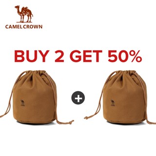 CAMEL CROWN กระเป๋าผ้าใบ แบบพกพา สําหรับตั้งแคมป์