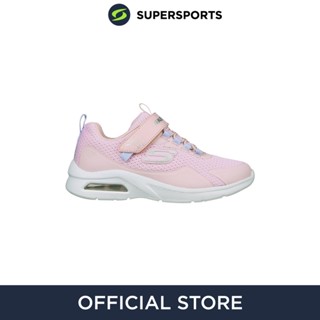 SKECHERS Microspec Max - Motion Waves รองเท้าลำลองเด็ก รองเท้าผ้าใบเด็กผู้หญิง