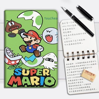 Super Mario เคสไอแพด air 3 4 5 mini 1 2 3 4 5 6 เคส 10.2 gen 7 8 9 gen 10 case iPad pro11 inch 2022 cover with pen slot