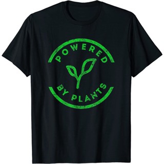 ขับเคลื่อนโดย Plants T-shirt เสื้อออกกำลังกายมังสวิรัติ