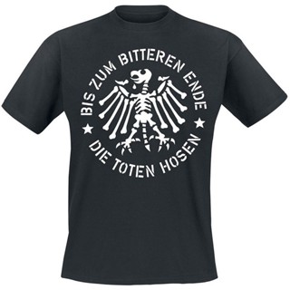 เสื้อยืดผ้าคอตตอน Sanc6 {พร้อมส่ง เสื้อยืดผ้าฝ้าย 100% พิมพ์ลาย Bis Zum Bitteren Ende Die Toten Hosen โอเวอร์ไซซ์ ไซซ์