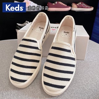 Keds ใหม่ รองเท้าผ้าใบลําลอง ใส่สบาย ลายกราฟฟิตี้ แนวเรโทร สีสดใส สําหรับสตรี 2023