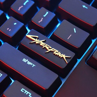 #ขายร้อน#อุปกรณ์เสริมดิจิตอล#ไซเบอร์พังก์#ไซเบอร์พังค์Keystone keycap cyberpunk 2077 single game keycap เหมาะสำหรับคีย์บ