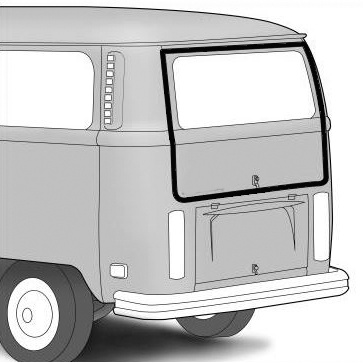 ยางประตู ฝาท้าย ห้องเครื่อง ประตู รถตู้แตงโม คลาสสิค Volkswagen