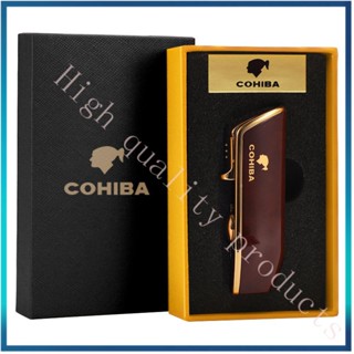 COHIBA ไฟแช็ค ไฟหัวพ่น Cigar Lighter Windproof