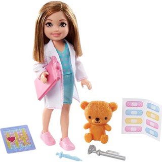 Barbie Chelsea Can Be Playset with Brunette Chelsea Doctor Doll