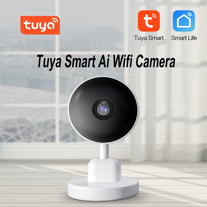 กล้องวงจรปิดไร้สาย Wifi Tuya ตรวจจับเสียง AI สองทาง ขนาดเล็ก เพื่อความปลอดภัยในบ้าน