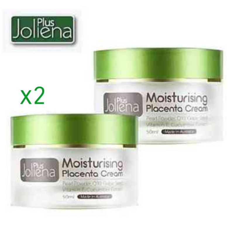 โจลีน่าพลัส Joliena Plus Moisturising Placenta Cream [2กระปุก]! ครีมรกแกะหน้าเด็ก 50ml ของแท้** 2กล่อง**โจลีน่า พลั