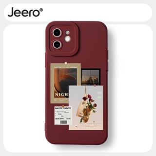 Jeero เคสไอโฟน เคสซิลิโคนนุ่มกันกระแทกน่ารักตลก เคสโทรศัพท์ Compatible for iPhone 15 14 13 12 11 Pro Max SE 2020 X XR XS 8 7 6 6S Plus พลัส HFF2742