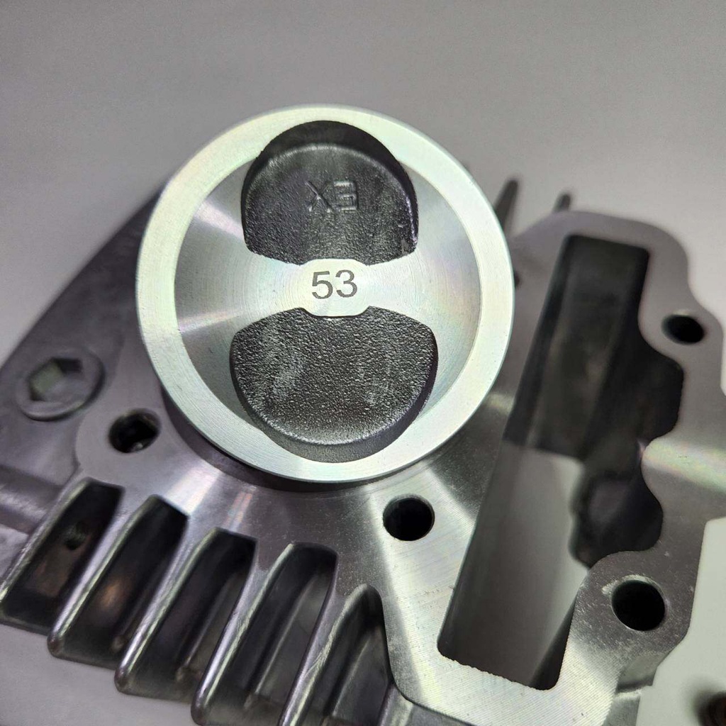 เสื้อสูบ + ลูกสูบ 53 WAVE110i 2009-2020 + แหวน + ปะเก็น + หัวฉีด 6รูJ 125CC ชุดใหญ่ช่างเซิน ไม่ต้องรอรอบ - รูปที่ 2