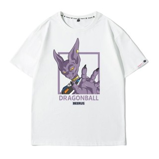 ป่าเสื้อยืดอะนิเมะ Dragon Ball God of Destruction Beerus เสื้อยืดแขนสั้น(S-5XL)