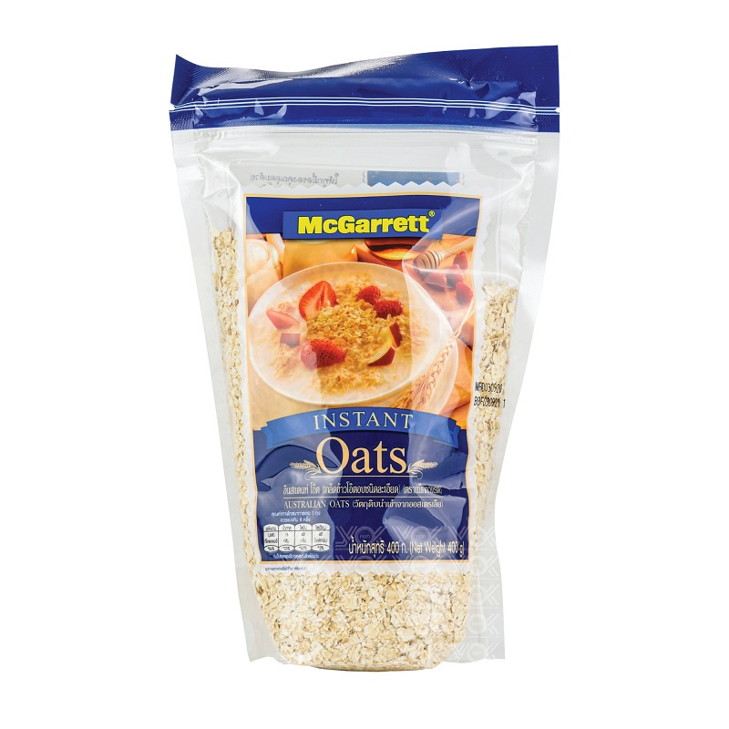 เกล็ดข้าวโอ๊ตอบชนิดละเอียด  ขนาด 400g.  ตราแม็กกาแรต   หยกออนไลน์
